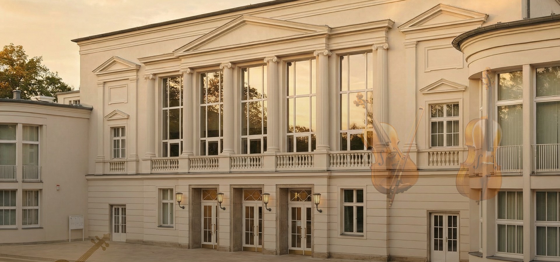 Kulturhaus Böhlen mit Violine und Cello
